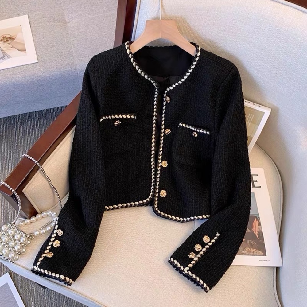 Black tweed jacket